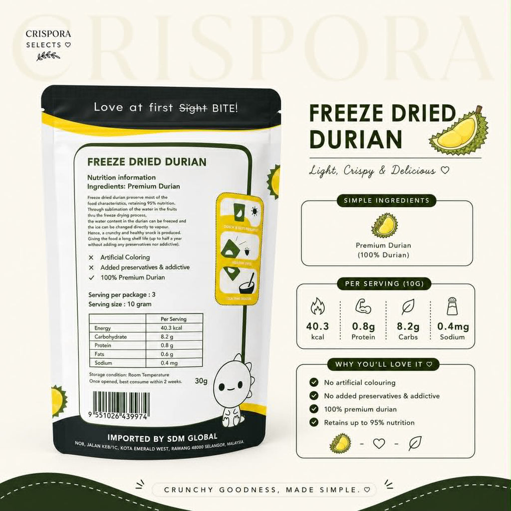Freeze-Dried Durian