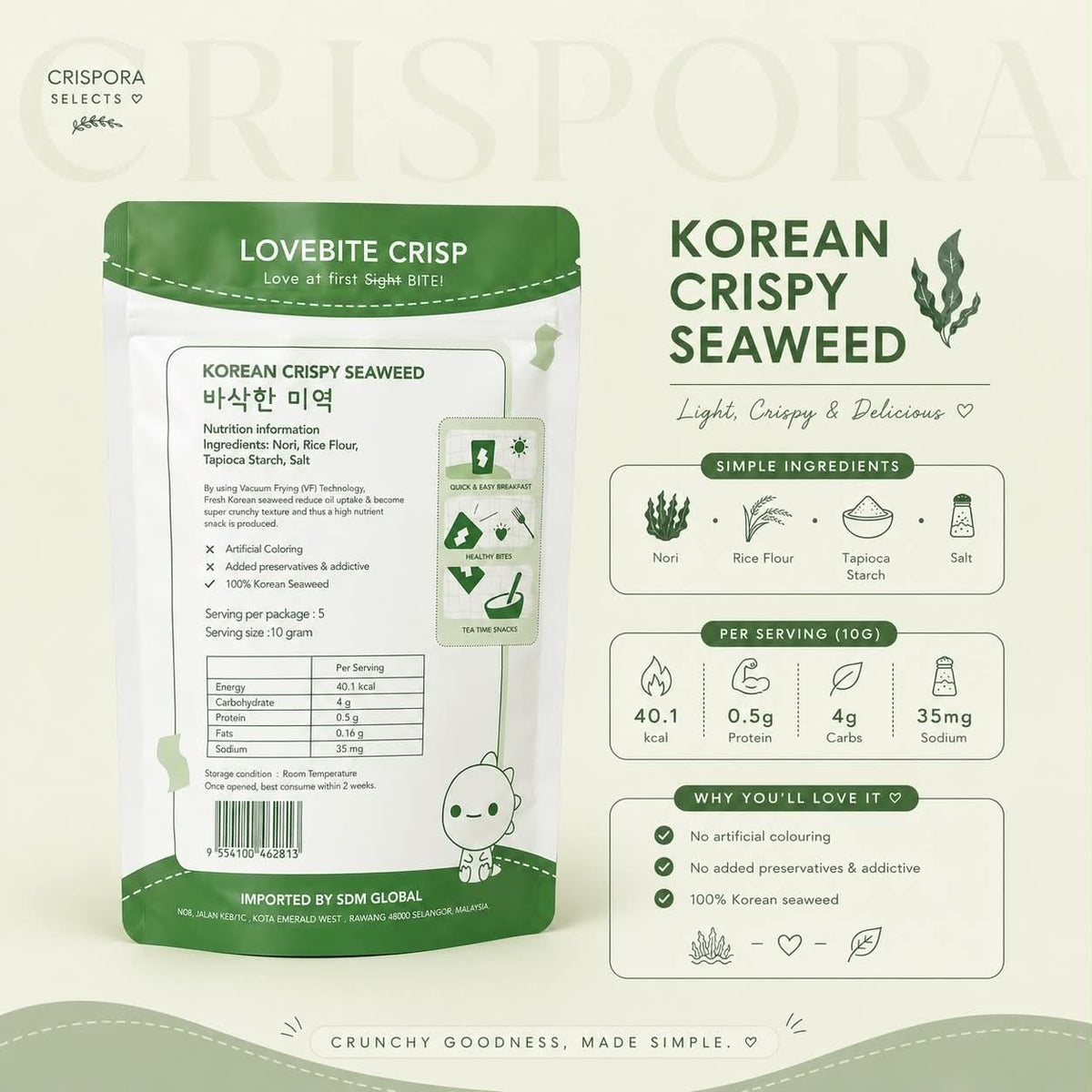 Korean Crispy Seaweed