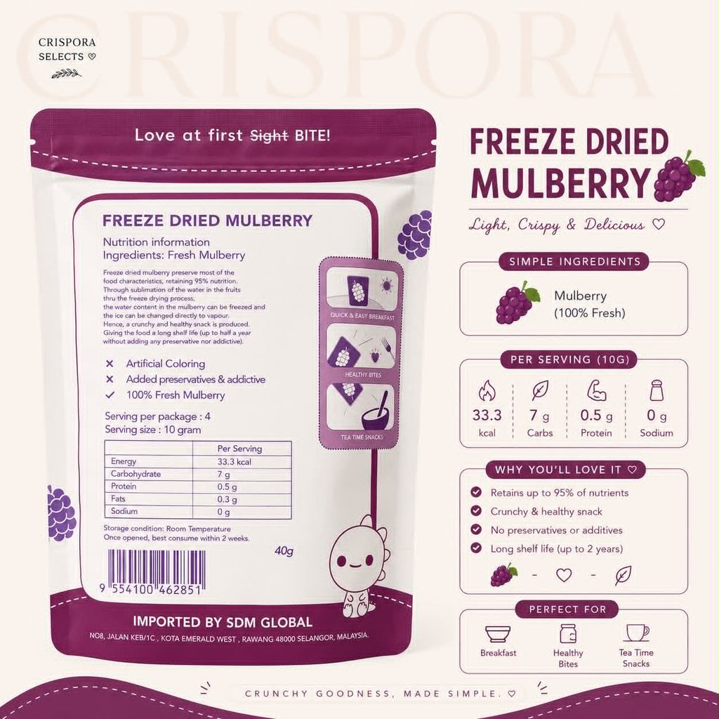 Freeze-Dried Mulberry
