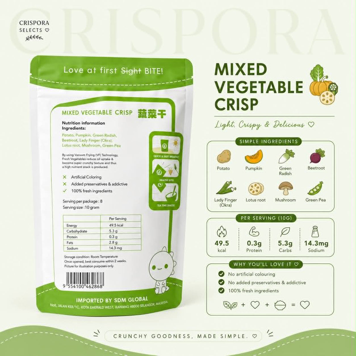 Mixed Vegetable Crisp