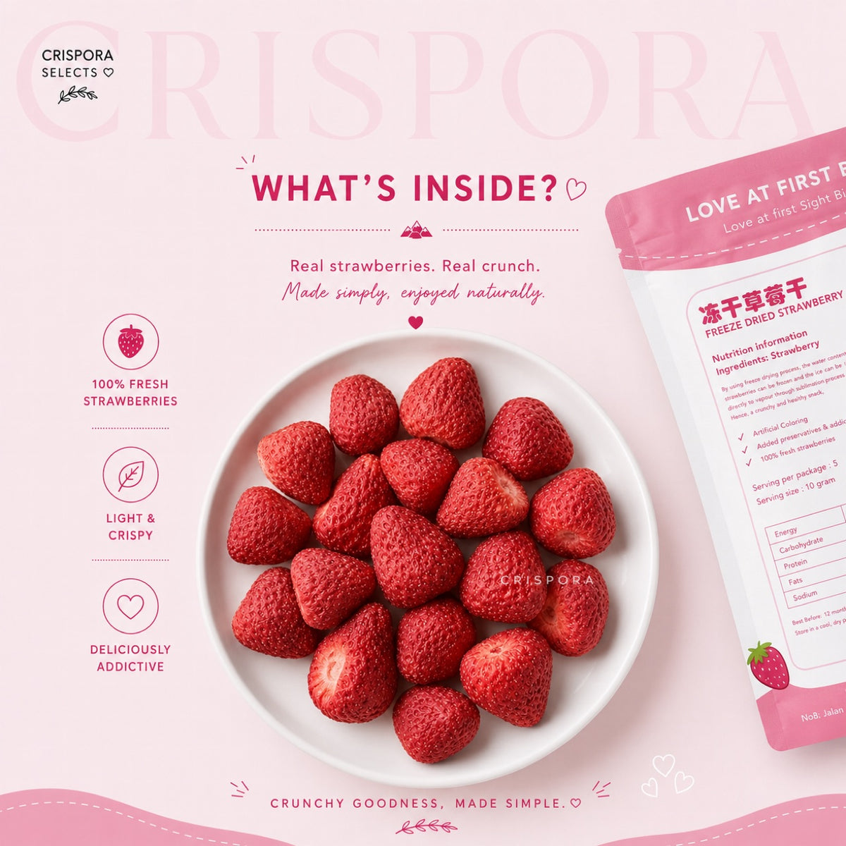 Freeze-Dried Strawberry
