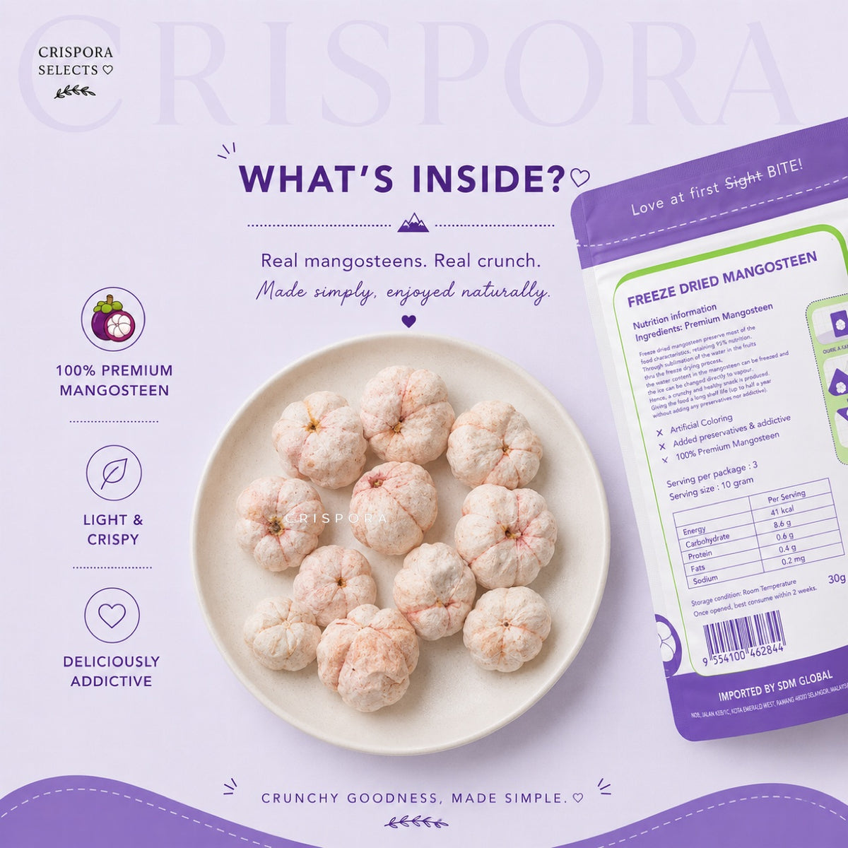 Freeze-Dried Mangosteen